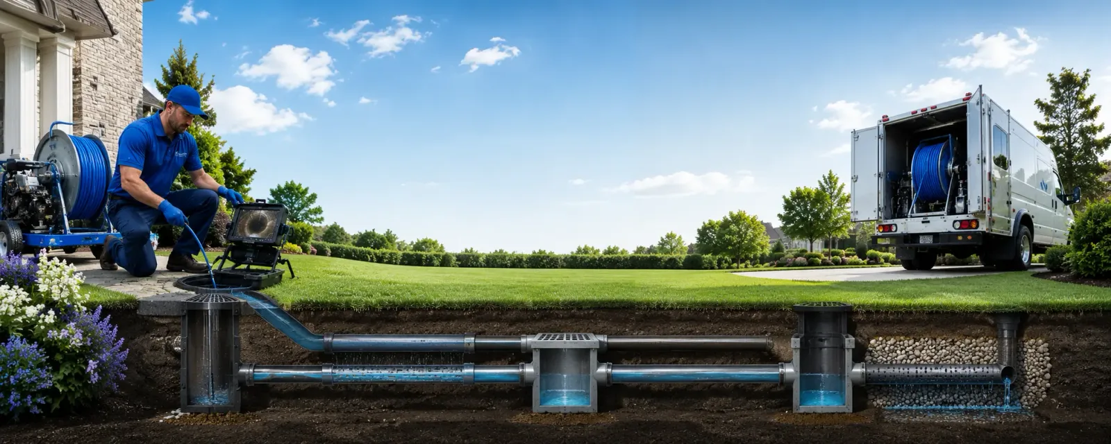 Outdoor drain cleaning information for La Crescent, MN